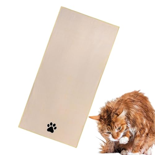 Zvn Zojne Katzentrockentuch, 34 x 74 cm, saugfähiges Hundehandtuch, Mikrofaser, Fellpflegetuch, Duschtuch, weiches -Trockentuch zum Baden Zvn Zojne Katzentrockentuch, 34 x 74 cm, saugfähiges Hundehandtuch, Mikrofaser, Fellpflegetuch, Duschtuch, weiches -Trockentuch zum Baden von Zvn Zojne