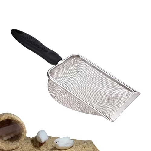 Zvn Zojne Metall-Katzenstreuschaufel, 25,4 cm, robuste Sandstreuschaufel mit ergonomischem langem Griff, antihaftbeschichtete Haustierstreuschaufel, hängbares Katzenstreu-Sieb für Katzen- und Hundekot Zvn Zojne Metall-Katzenstreuschaufel, 25,4 cm, robuste Sandstreuschaufel mit ergonomischem langem Griff, antihaftbeschichtete Haustierstreuschaufel, hängbares Katzenstreu-Sieb für Katzen- und Hundekot von Zvn Zojne