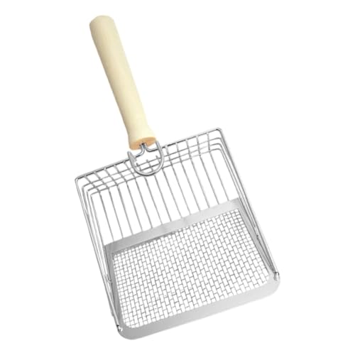Effiziente Katzentoilettenschaufel aus Metall mit feinen Perforationen zum Klumpen von Ton und Abfallreinigung, effiziente Katzentoiletten, Reinigungsschaufel Effiziente Katzentoilettenschaufel aus Metall mit feinen Perforationen zum Klumpen von Ton und Abfallreinigung, effiziente Katzentoiletten, Reinigungsschaufel von ZwaitL