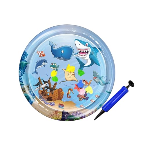 ZwaitL Aufblasbare Katzenkühlmatte mit Marine-Designs, fördert aktives Spielen für Haustierunterhaltung, Katzen, Wasserkühlmatte ZwaitL Aufblasbare Katzenkühlmatte mit Marine-Designs, fördert aktives Spielen für Haustierunterhaltung, Katzen, Wasserkühlmatte von ZwaitL