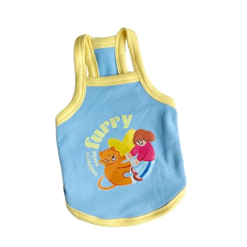 Zxfdsfdbnm Hunde Baumwollweste Für Große Große Hunde Weiche Camisol Pullover Bekleidung Cartoon Pullover Feder Pyjama von Zxfdsfdbnm