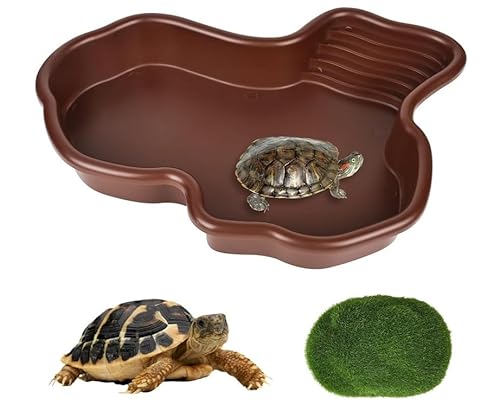 Reptilien Badebecken, 31*25*5cm Schildkröten Wasserschale, Schildkröten-Badeschale, Große Reptilien Wasserschale, Reptilien Badebecken Schlangen für Schildkröten Bartagamen Eidechsen Gecko Reptilien Badebecken, 31*25*5cm Schildkröten Wasserschale, Schildkröten-Badeschale, Große Reptilien Wasserschale, Reptilien Badebecken Schlangen für Schildkröten Bartagamen Eidechsen Gecko von Zyluniy