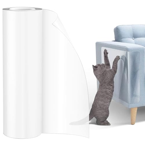 Zyluniy Kratzschutz Sofa Katze 5m x 30cm, Kratzfolie Katzen Selbstklebend Transparent Katzen Kratzschutz Wand Anti Kratz Kratzschutzfolie Couch Katze Katze für Möbel Couch Sofa Wand Tür Kratzabwehr Zyluniy Kratzschutz Sofa Katze 5m x 30cm, Kratzfolie Katzen Selbstklebend Transparent Katzen Kratzschutz Wand Anti Kratz Kratzschutzfolie Couch Katze Katze für Möbel Couch Sofa Wand Tür Kratzabwehr von Zyluniy