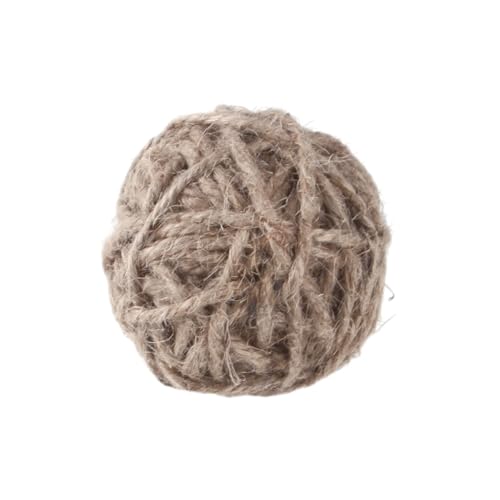 Zymoplas Erhellen Sie den Tag der Haustiere – Buntes rollendes Kauspielzeug für kleine Tiere. Kleine Tiere Spielen Bälle, kauen Gräserbälle, Strohball, Schnurball, 7 cm von Zymoplas