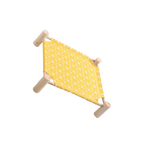Zymoplas Erleben Sie die natürliche Schönheit von Holz mit unserer hölzernen Katzenhängematte, aus der die tragenden Holzstangen des Bettes bestehen, Quadratisch gelb, Trompete53*48 * 13 Zymoplas Erleben Sie die natürliche Schönheit von Holz mit unserer hölzernen Katzenhängematte, aus der die tragenden Holzstangen des Bettes bestehen, Quadratisch gelb, Trompete53*48 * 13 von Zymoplas