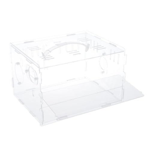 Zymoplas Hamsterkäfig, langlebig und umweltfreundlich für kleine Haustiere, leicht und tragbar, Acryl, tragbarer Villa Käfig aus Acryl Zymoplas Hamsterkäfig, langlebig und umweltfreundlich für kleine Haustiere, leicht und tragbar, Acryl, tragbarer Villa Käfig aus Acryl von Zymoplas