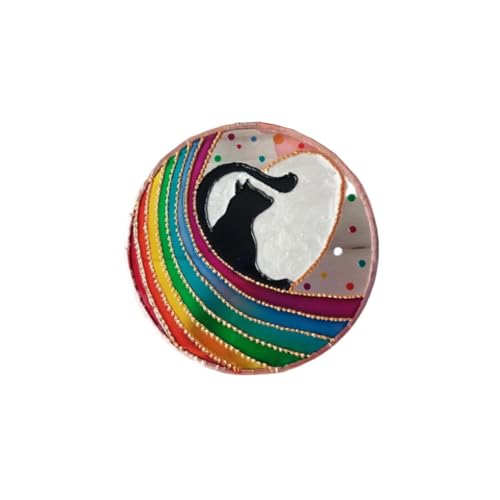 Zymoplas Haustier Erinnerungs Sonnenfänger, schöner Balkon Anhänger, exquisiter hängender Anhänger, Garten Ornament mit Lanyard, Fenster Veranda, Typ 2 Zymoplas Haustier Erinnerungs Sonnenfänger, schöner Balkon Anhänger, exquisiter hängender Anhänger, Garten Ornament mit Lanyard, Fenster Veranda, Typ 2 von Zymoplas