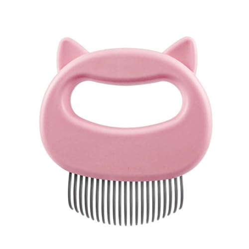 Zymoplas Haustierbedarf Katzenkamm Haarentfernungsmassage Muschelförmiger entzückender Griff Niedlicher Griff Pflegezubehör Reinigungsmittel, rosa, Katzengesicht Zymoplas Haustierbedarf Katzenkamm Haarentfernungsmassage Muschelförmiger entzückender Griff Niedlicher Griff Pflegezubehör Reinigungsmittel, rosa, Katzengesicht von Zymoplas