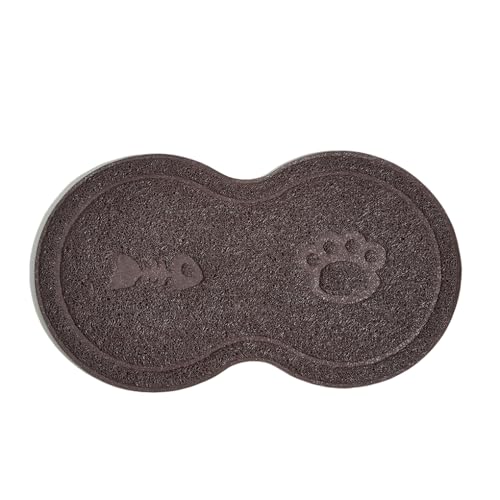 Zymoplas Haustierzubehör, sicher und ungiftig, langlebig und langlebig, PVC Katzenstreumatte für jedes Haustier, Katzenzubehör, Hundezubehör, Kaffeefarbe Zymoplas Haustierzubehör, sicher und ungiftig, langlebig und langlebig, PVC Katzenstreumatte für jedes Haustier, Katzenzubehör, Hundezubehör, Kaffeefarbe von Zymoplas