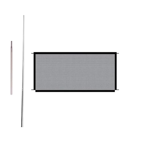 Zymoplas Hund Zaun Isolation Tor Mesh Laufstall Hindernis Sicherheit Isolierte Treppen Schutz Netz Sicherheit Outdoor Haustier Zubehör, 110–72 cm von Zymoplas