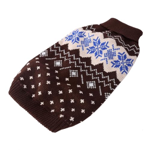 Zymoplas Hundebekleidung Exquisite Weichheit Kleine Welpen Weste Herbst und Winter Welpen Shirt Verschiedene Größen Bekleidung Hunde T Shirts, Kaffee, XS von Zymoplas