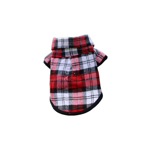 Zymoplas Hundebekleidung Haustierbedarf Welpenbekleidung Welpenweste Vier Jahreszeiten Elastizität Mehrfarbig Verschiedene Größen Pet Shirt, Rot, XXL von Zymoplas