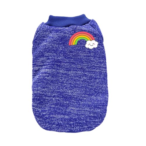 Zymoplas Hundekleidung hält warm, süßes Geschenk, Haustierbedarf, Welpenweste, Welpenhemd, Herbst und Winter, einfacher Stil, Hunde T Shirts, Dunkelblau, XXS Zymoplas Hundekleidung hält warm, süßes Geschenk, Haustierbedarf, Welpenweste, Welpenhemd, Herbst und Winter, einfacher Stil, Hunde T Shirts, Dunkelblau, XXS von Zymoplas