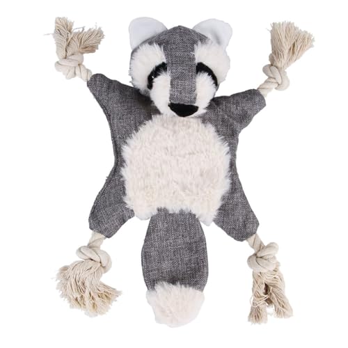 Zymoplas Lustiges und interaktives quietschendes Hundespielzeug für fesselnden Spaß. Leicht zu reinigendes quietschendes Hundespielzeug aus Polyester. Plüsch, Grizzlybär von Zymoplas