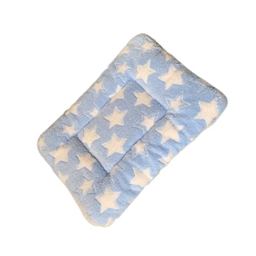 Zymoplas Waschen leicht gemacht, waschbare und maschinenwaschbare Haustiermatte, Polyester Cartoon Schlafmatte für Katzen und Hunde, Haustierbett, Blauer Stern, 30 * 40cm Zymoplas Waschen leicht gemacht, waschbare und maschinenwaschbare Haustiermatte, Polyester Cartoon Schlafmatte für Katzen und Hunde, Haustierbett, Blauer Stern, 30 * 40cm von Zymoplas