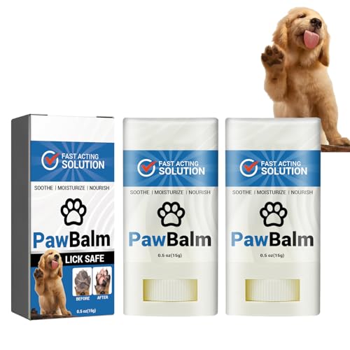 Zynewa Paw Balm 2 Stück Pfotenbalsam Hund Pfotenpflege Pfotenbutter Natürliche Pflege als Stick Pfotenbalsam Stick für Hund Katze Natürlich gegen trockene rissige Pfoten Zynewa Paw Balm 2 Stück Pfotenbalsam Hund Pfotenpflege Pfotenbutter Natürliche Pflege als Stick Pfotenbalsam Stick für Hund Katze Natürlich gegen trockene rissige Pfoten von Zynewa