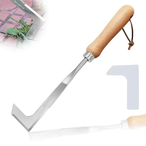 Zynewa Unkrautmesser, Doppelseitiges Scharfes Edelstahlmesser Werden Verwendet, Unkrautmesser zum Entfernen von Fugenunkräutern und Moos Zynewa Unkrautmesser, Doppelseitiges Scharfes Edelstahlmesser Werden Verwendet, Unkrautmesser zum Entfernen von Fugenunkräutern und Moos von Zynewa