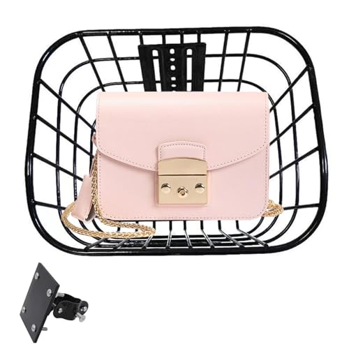 Zyntora Fahrradkorb Front - Lenker Haustiertasche | Abnehmbarer Fahrradkorb Front Lenker Tasche Für Einkäufe von Zyntora