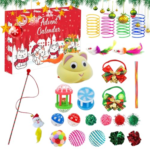 Zyntora Katzen Spielzeug Adventskalender 2025-24 Katzen Spielzeug Adventskalender Weihnachten Für,Festliche Geschenkideen Für Frauen Teens Erwachsene Familie Freunde Kitten Haustier Liebhaber Zyntora Katzen Spielzeug Adventskalender 2025-24 Katzen Spielzeug Adventskalender Weihnachten Für,Festliche Geschenkideen Für Frauen Teens Erwachsene Familie Freunde Kitten Haustier Liebhaber von Zyntora
