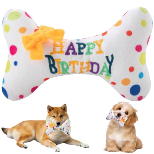 Hundespielzeug Geburtstag Hund, Dauerhaft Hunde Geburtstags Plüschtier, Dog Birthday Toys Weich und bequem, Hund Geburtstagstorte Spielzeug, Haustier Knorpelspielzeug Geburtstagsgeschenke für Hunde Hundespielzeug Geburtstag Hund, Dauerhaft Hunde Geburtstags Plüschtier, Dog Birthday Toys Weich und bequem, Hund Geburtstagstorte Spielzeug, Haustier Knorpelspielzeug Geburtstagsgeschenke für Hunde von Zyren