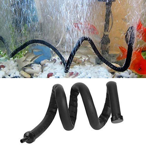Zyyini Bubble Bar, Kunststoff-Sauerstoff-Luftblasenbar, Verbessert die Wasserzirkulation für Aquarium-Aquarium-Zubehör (45 cm Einzelkopf, 2 Packungen) von Zyyini