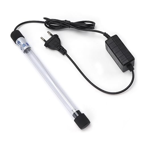 Zyyini Grünalgen-saubere UV-Sterilisatorlampe, Sorgt für die Erhaltung der Wasserqualität Im Aquarium, Sauberes Tauchlicht mit Saugnapf für Aquarien, Teiche (EU-Stecker 220-240 V 5W) von Zyyini