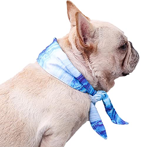 a-r Cooles Bandana für Hunde, atmungsaktiver Schal, Hunde- und Katzen-Eishalsband für den Sommer | Hunde-Halstuch, kühlendes Handtuch, Hunde- und Katzen-Eishalsband für den Sommer von a-r