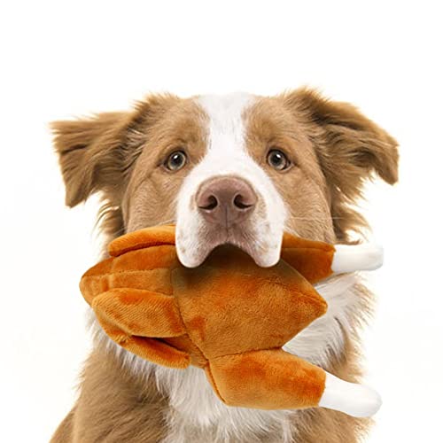a-r Hundespielzeug aus Plüsch, quietschendes Spielzeug für kleine, mittelgroße Hunde, weiches, gegrilltes Truthahn, Huhn, Plüsch-Spielzeug, interaktives kleine, mittelgroße Hunde a-r Hundespielzeug aus Plüsch, quietschendes Spielzeug für kleine, mittelgroße Hunde, weiches, gegrilltes Truthahn, Huhn, Plüsch-Spielzeug, interaktives kleine, mittelgroße Hunde von a-r