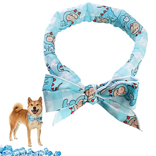 a-r Kühlender Haustier-Schal – sofort kühlendes Bandana für Hunde | weiche Hundewärmeableitung, Dreieckstücher für heiße Tage und Sommer von a-r