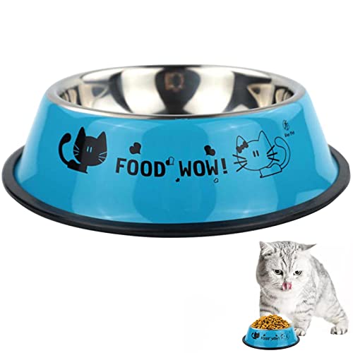 a-r Metall-Futternapf für Hunde, Katzenfutter, rutschfest, 18 cm, für Futter oder Wasser, für Hunde, Welpen, Katzen und Kätzchen von a-r