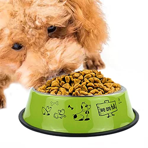 a-r Metall-Futternapf für Hunde, Katzenfutter, rutschfest, 18 cm, für Hunde und Katzen, für Trockenfutter, Nassfutter, Snacks, Wasser für kleine Haustiere von a-r