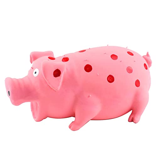 a-r Quietschendes Hundespielzeug – Schwein Hundespielzeug Latex Hund Kauspielzeug mit Quietscher, langlebiges und niedliches Grunting Schwein Hundespielzeug, lustiges klingendes Haustier a-r Quietschendes Hundespielzeug – Schwein Hundespielzeug Latex Hund Kauspielzeug mit Quietscher, langlebiges und niedliches Grunting Schwein Hundespielzeug, lustiges klingendes Haustier von a-r