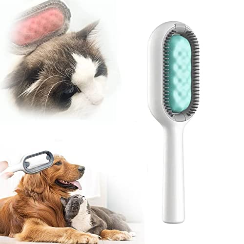 aMBayz 4 in 1 Universal Pet Knots Remover, Multifunctional Pet Cleaning Brush, Dog Hair Remover, Portable Pet Hair Remover, Pet Hair Remover Brush for Cats Dogs, Reusable (1PCS-Green) von aMBayz