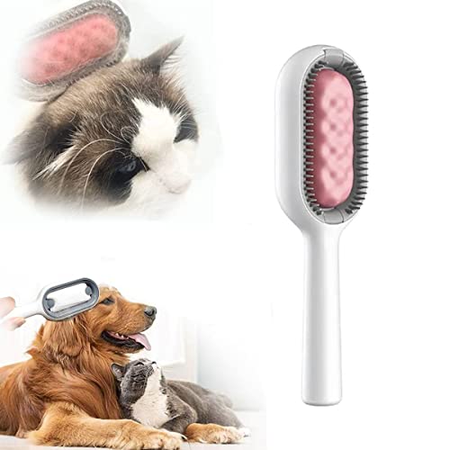 aMBayz 4 in 1 Universal Pet Knots Remover, Multifunctional Pet Cleaning Brush, Dog Hair Remover, Portable Pet Hair Remover, Pet Hair Remover Brush for Cats Dogs, Reusable (1PCS-Pink) von aMBayz