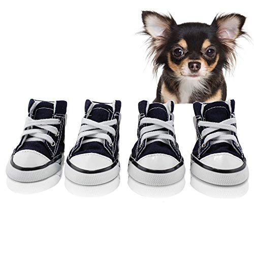 abcGOODefg® 4 Stück Pfotenschutz Hundeschuhe Pfotenschutz Walker Active (Größe 5) von abcGoodefg