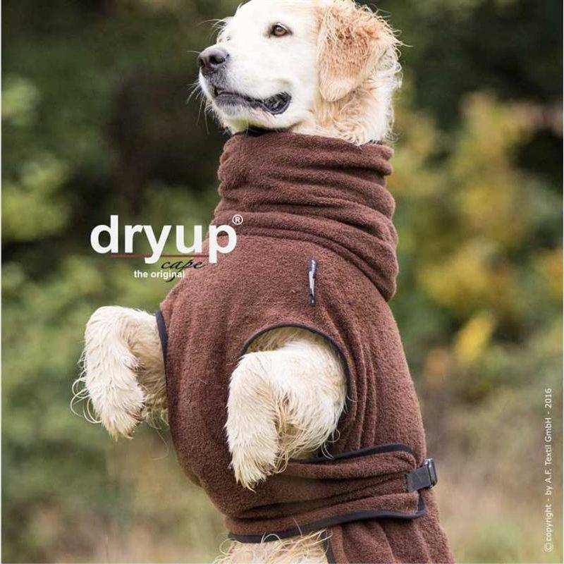 Dryup Cape Hundebademantel Standard in verschieden Farben und Größen brown XL - 70 cm von actionfactory