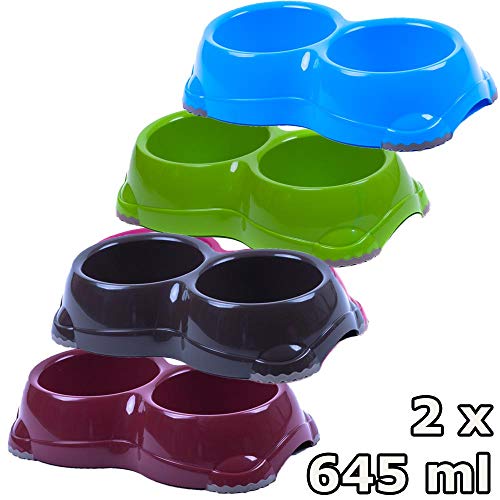 10x Doppelnapf 2X 645 ml Sonderpreis 10x Doppelnapf 2X 645 ml Sonderpreis von adena