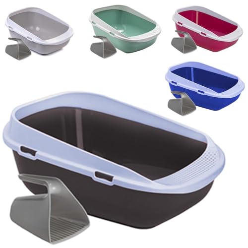 XXL Jumbo Katzentoilette Schale 65 cm anthrazit inkl. Schaufel von adena