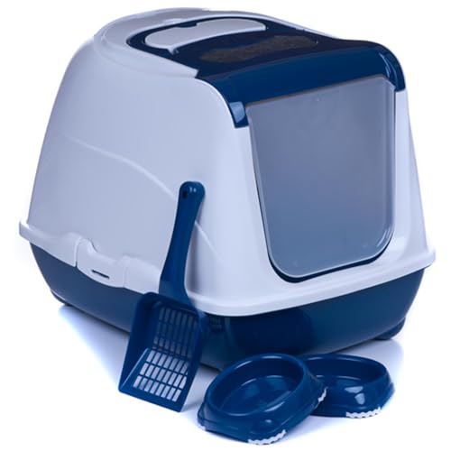 Sondermodell Flipcat 50 blau/blau + extra Schaufel + 2 Näpfe von adena