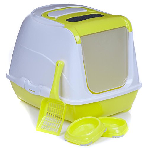 Sondermodell Flipcat 50 gelb/Design 22 + extra Schaufel + 2 Näpfe Sondermodell Flipcat 50 gelb/Design 22 + extra Schaufel + 2 Näpfe von adena