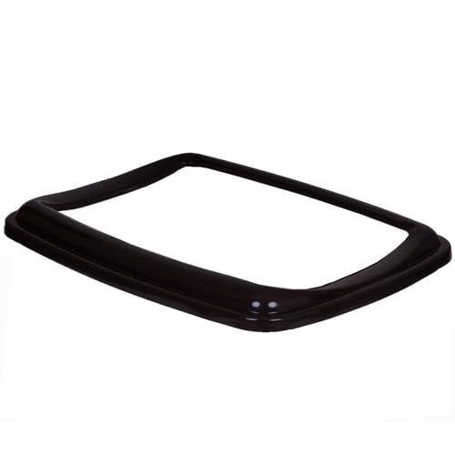XXL Katzentoilette Schalentoilette 57 cm (Rand anthrazit) von adena