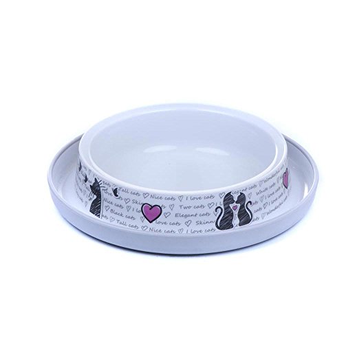Kunststoff Napf Katze 210 ml Trendy Weiss Kunststoff Napf Katze 210 ml Trendy Weiss von adena