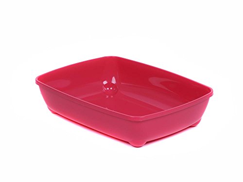 adena XXL Katzentoilette Schalentoilette 57 cm Himbeere von adena