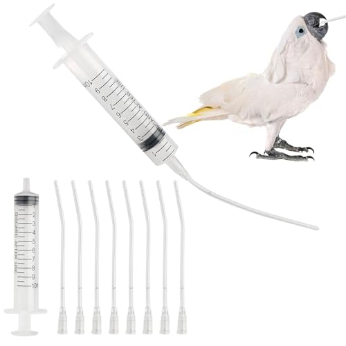aeathu 12 Stück Jungvögel Füttern Schlauch, Jungvögel Füttern Schlauch mit 2 Stück 10ml Spritze, Feeder Futter Einfach zu Reinigen, für Baby Vögel und Papageien Milch Wasser Medikamente aeathu 12 Stück Jungvögel Füttern Schlauch, Jungvögel Füttern Schlauch mit 2 Stück 10ml Spritze, Feeder Futter Einfach zu Reinigen, für Baby Vögel und Papageien Milch Wasser Medikamente von aeathu