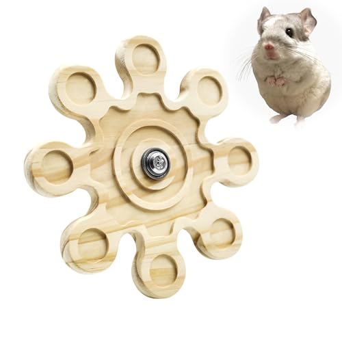 Chinchilla-Kauspielzeug, natürliches Holz, rotierende Zähne, knirschendes Spielzeug, hängendes Chinchilla-Käfig-Zubehör und Hamsterübung, Kauspielzeug für Kaninchen, Ratten, Kaninchen, Chinchilla-Kauspielzeug, natürliches Holz, rotierende Zähne, knirschendes Spielzeug, hängendes Chinchilla-Käfig-Zubehör und Hamsterübung, Kauspielzeug für Kaninchen, Ratten, Kaninchen, von aeloer