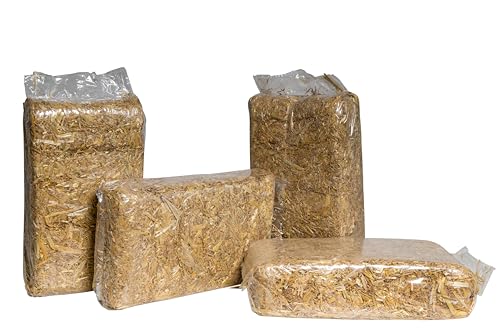 agrar-store Stroh in handlichen 1 kg-Beuteln Einstreu Futter Meerschweinchenstroh Kaninchen (6, Kilogramm) von agrar-store
