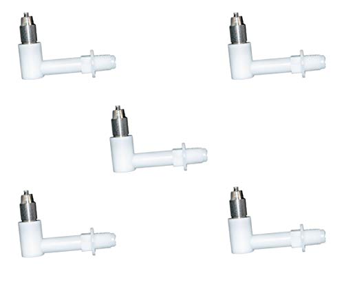 agrarking.de 5x Ersatznippel mit Winkel für Nippeltränke 1L & 0,5L, Kaninchen, Schwerkraftbetrieben, Kunststoff von agrarking.de