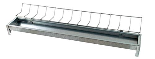 Hühner Futtertrog 50cm verzinkt Junghennentrog von agrarking.de