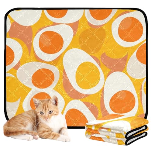 3 x Hunde-Uriniermatten für Indoor-Katzen, rutschfeste Matte für Hunde für Flugzeugkäfige, 50,8 x 61 cm, gekochte Eier, Canyon, Orange 3 x Hunde-Uriniermatten für Indoor-Katzen, rutschfeste Matte für Hunde für Flugzeugkäfige, 50,8 x 61 cm, gekochte Eier, Canyon, Orange von aidingzhi