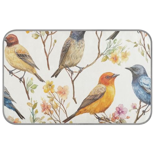 Ästhetische Decke mit europäischen Sternenvögeln für mittelgroße Hunde, waschbar, kühlendes Bett für draußen, für Kaninchen, Outdoor, wasserdicht, 60 x 97 cm, Weiß Ästhetische Decke mit europäischen Sternenvögeln für mittelgroße Hunde, waschbar, kühlendes Bett für draußen, für Kaninchen, Outdoor, wasserdicht, 60 x 97 cm, Weiß von aidingzhi